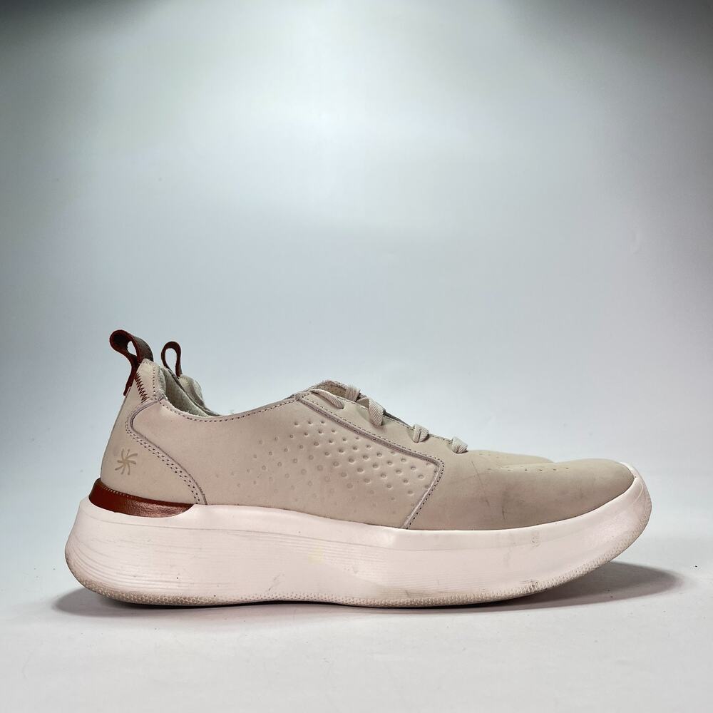Clarks Cloudsteppers Solevana Taupe Nubuck Sneakers Walking Shoes Men's Size 10M
